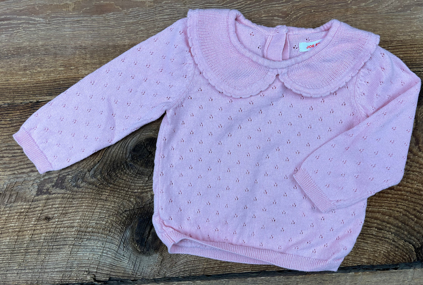 Joe Fresh 6-12M Knit Bib Sweater