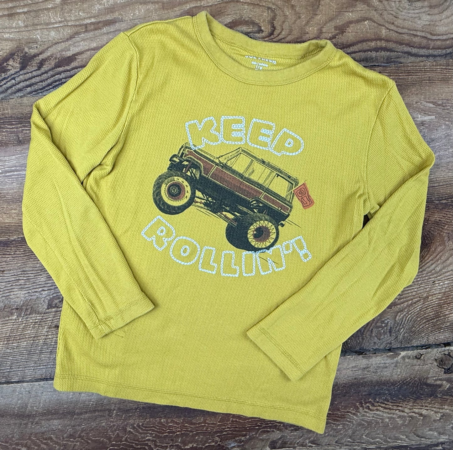 Joe Fresh Large 10/12Y Keep Rollin Shirt