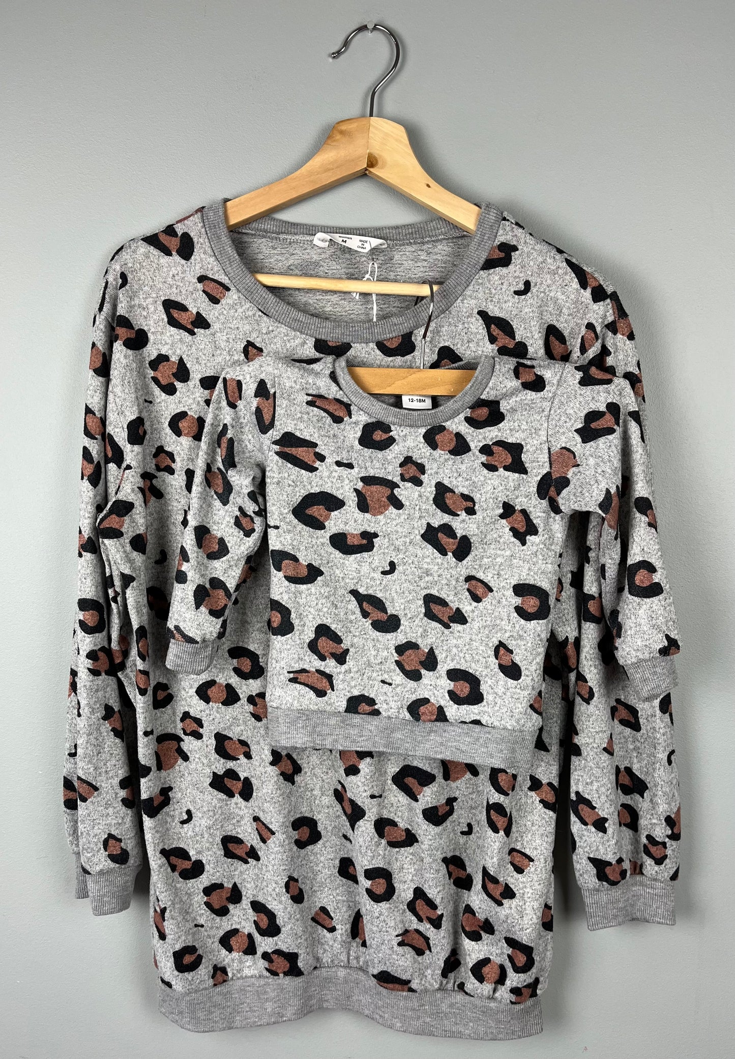 Mommy & Me Matching Leopard Sweaters