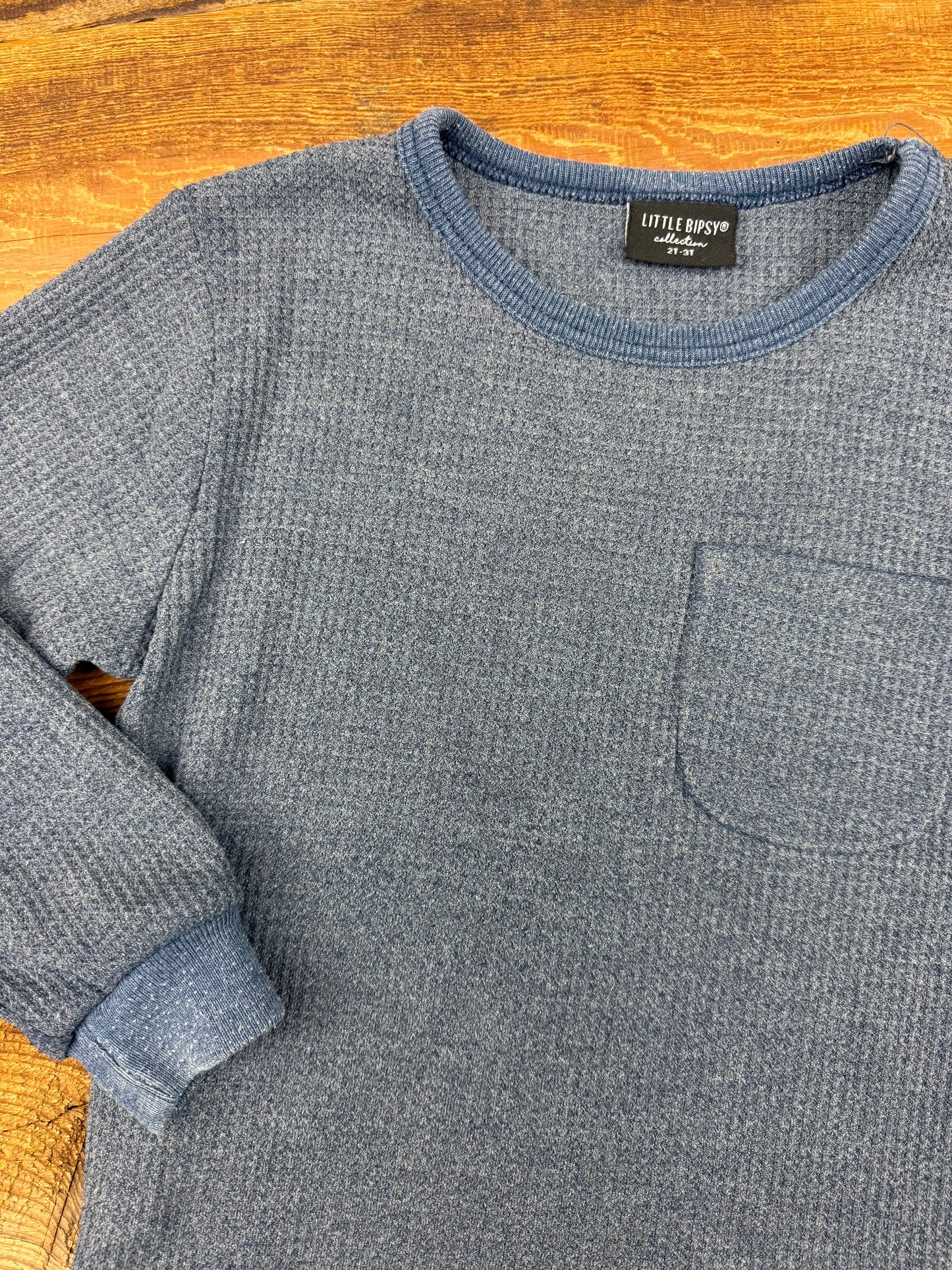 Little Bipsy 2-3T Waffle Shirt