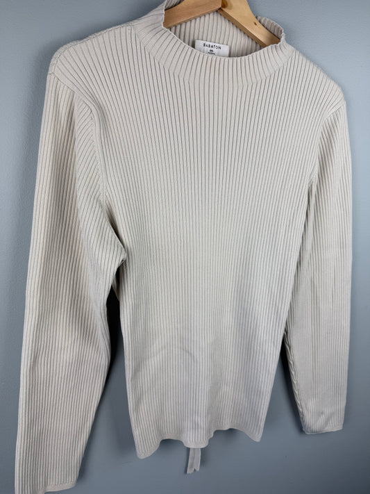 Babaton Women’s 2XL Ribbed Open Back Sweater