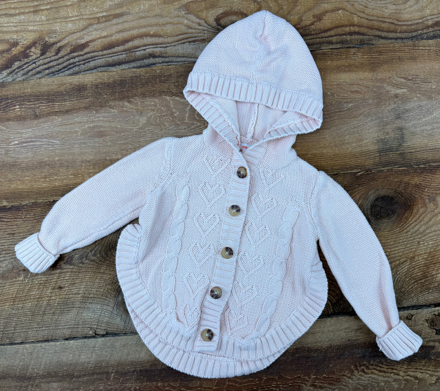 Joe Fresh 18-24M Knit Hooded Sweater