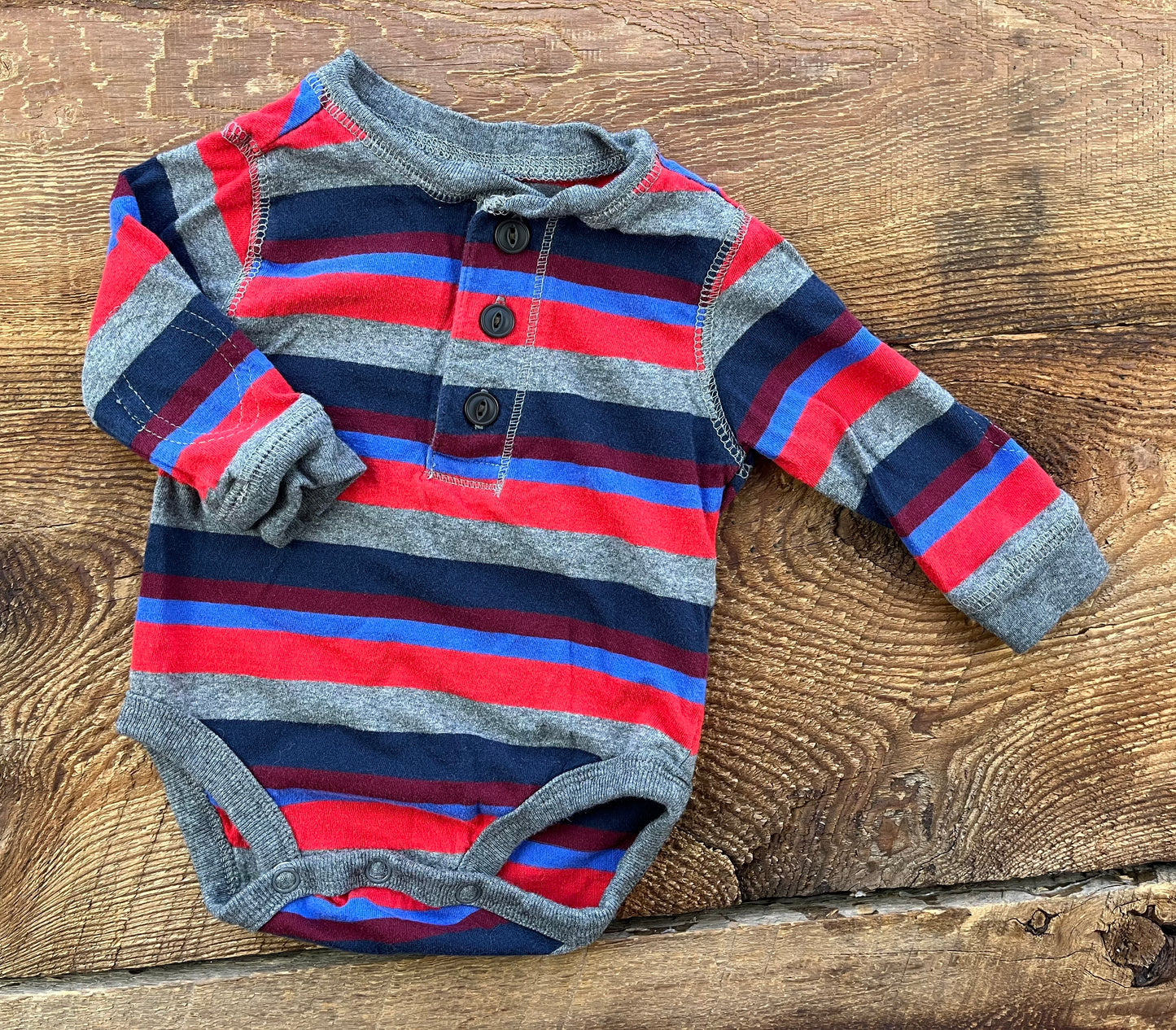 Oshkosh 3M Striped Onesie