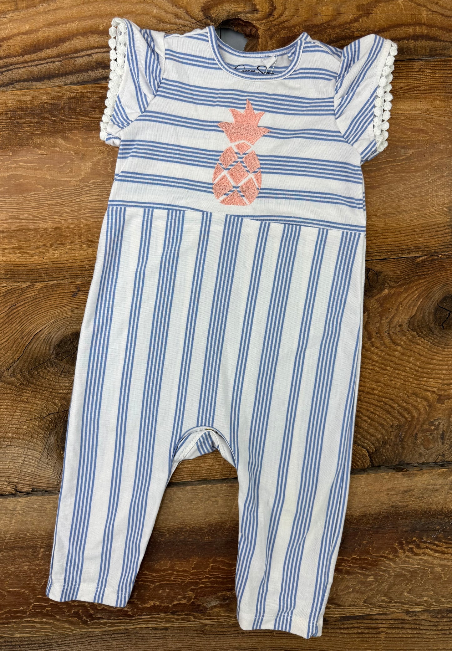 Jessica Simpson 6-9M Pineapple Jumper