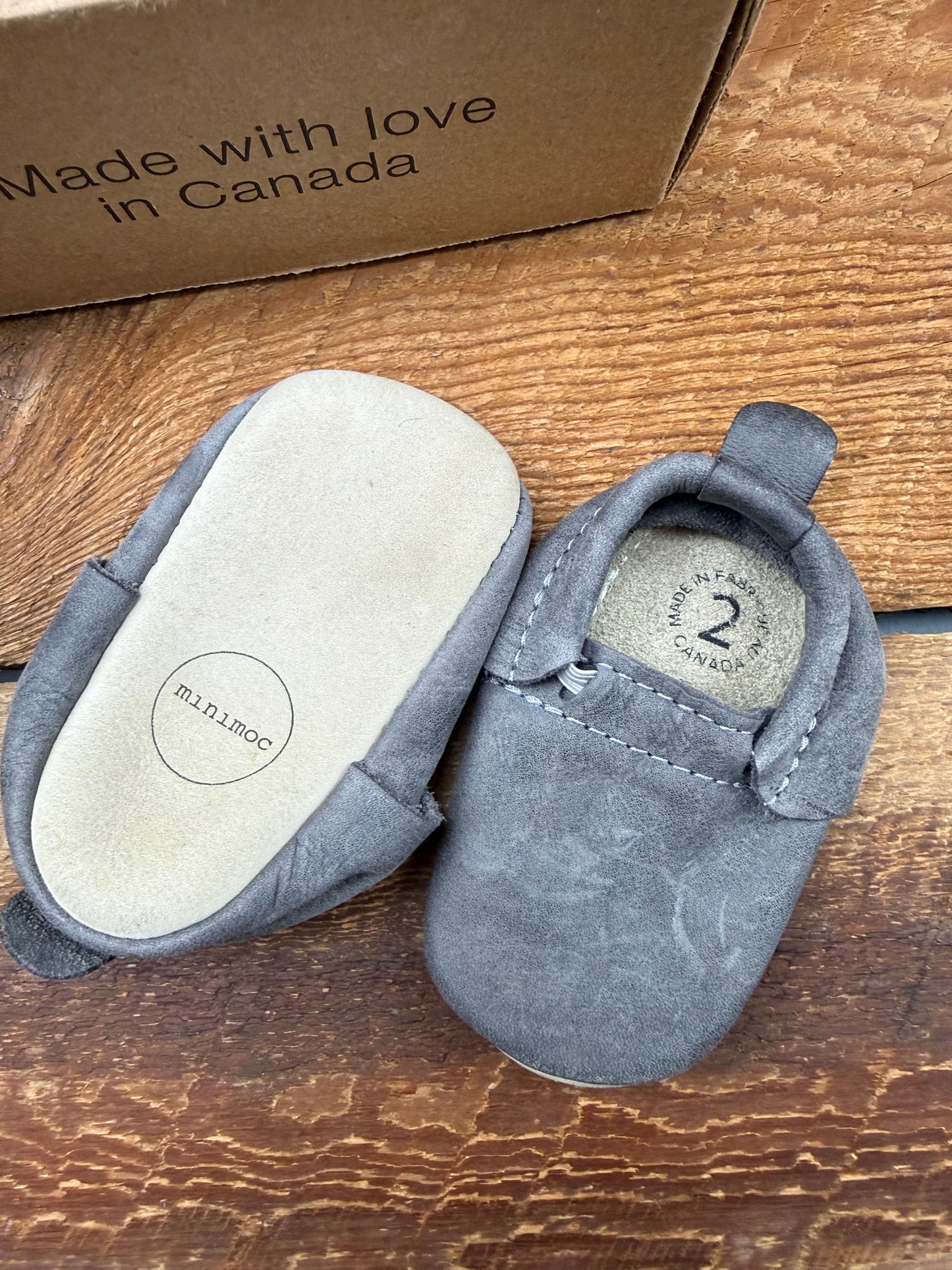 Minimoc 2C Leather Mocs