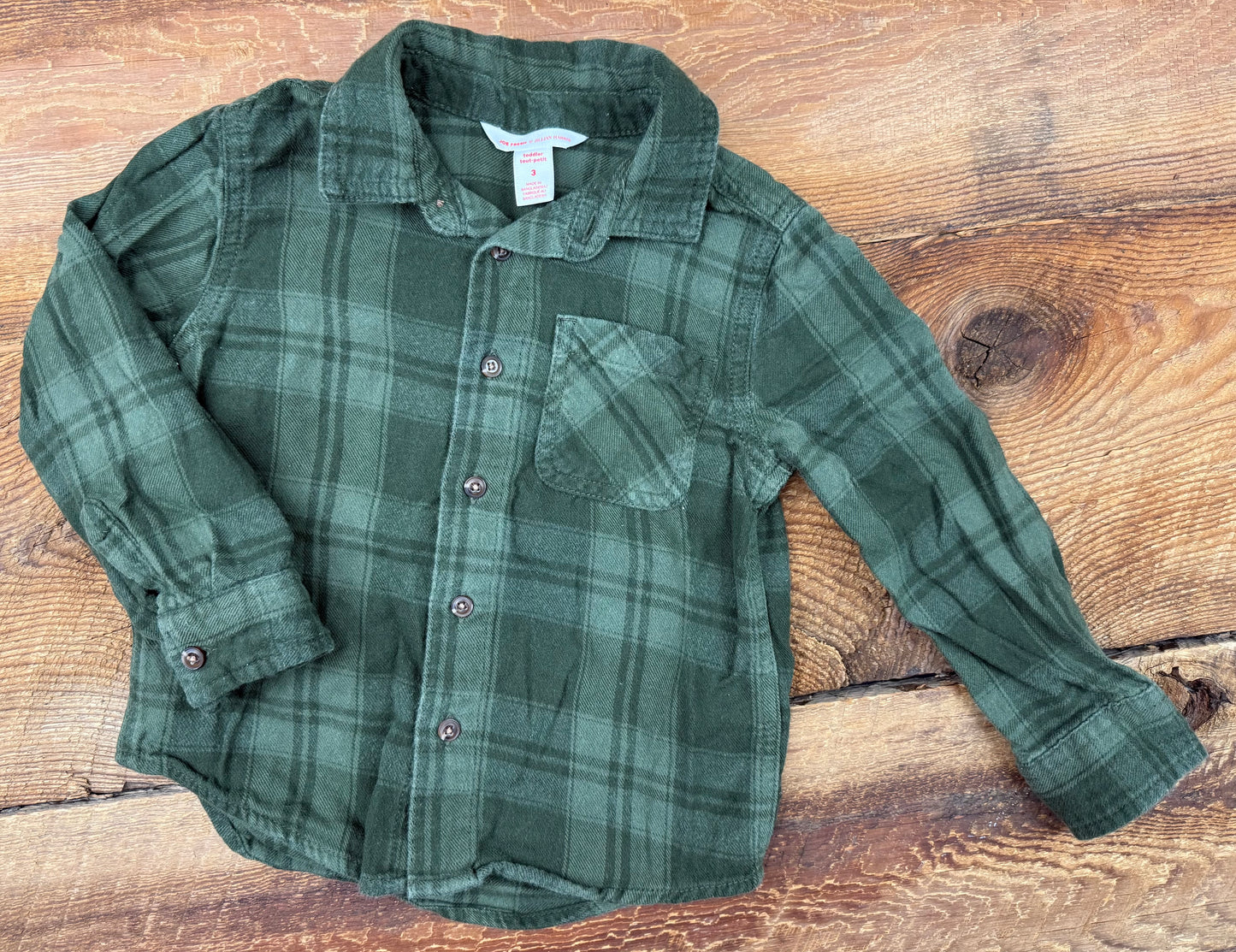 Joe Fresh 3T Flannel Shirt