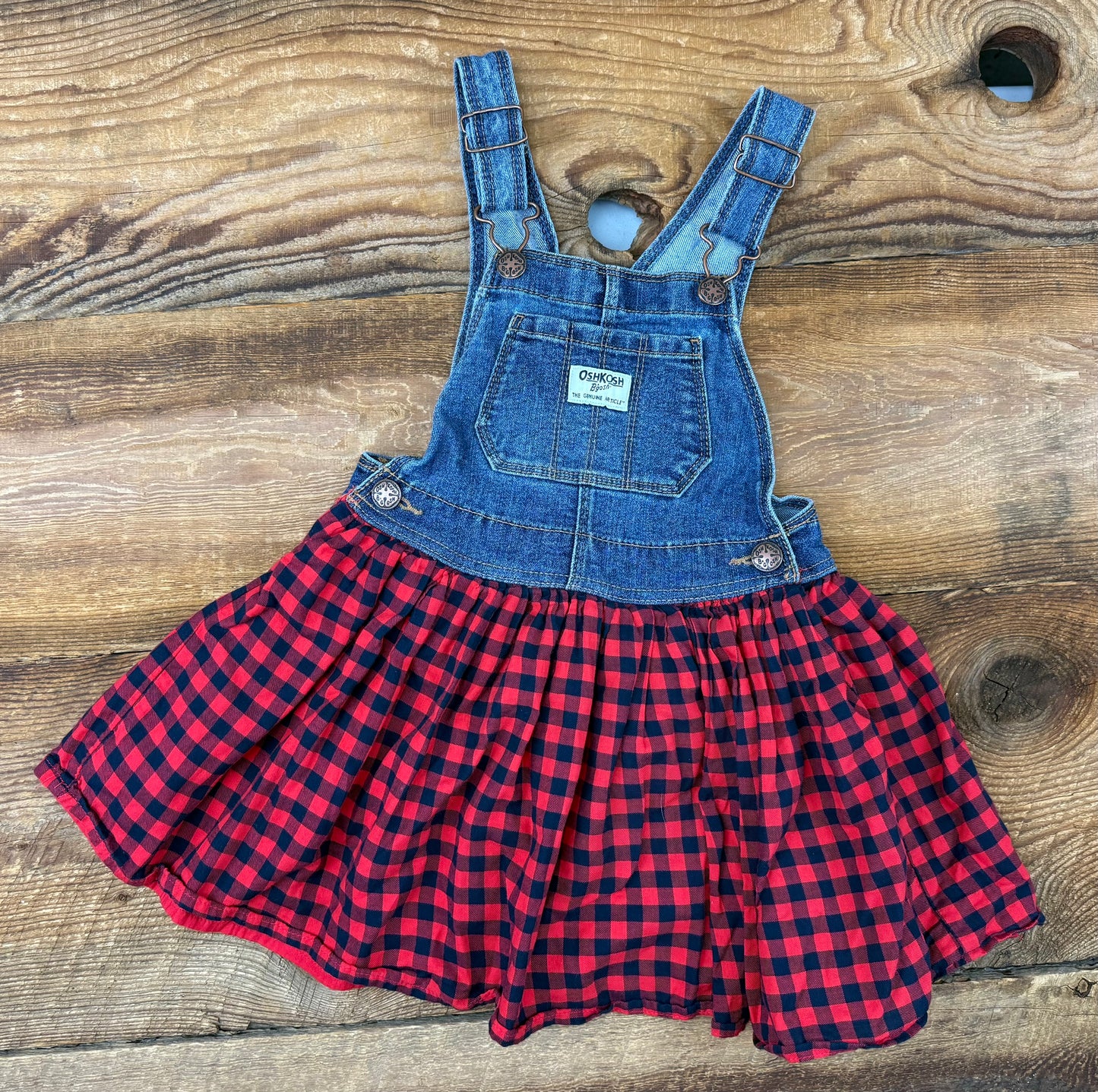 Oshkosh 4T Plaid Skirtall