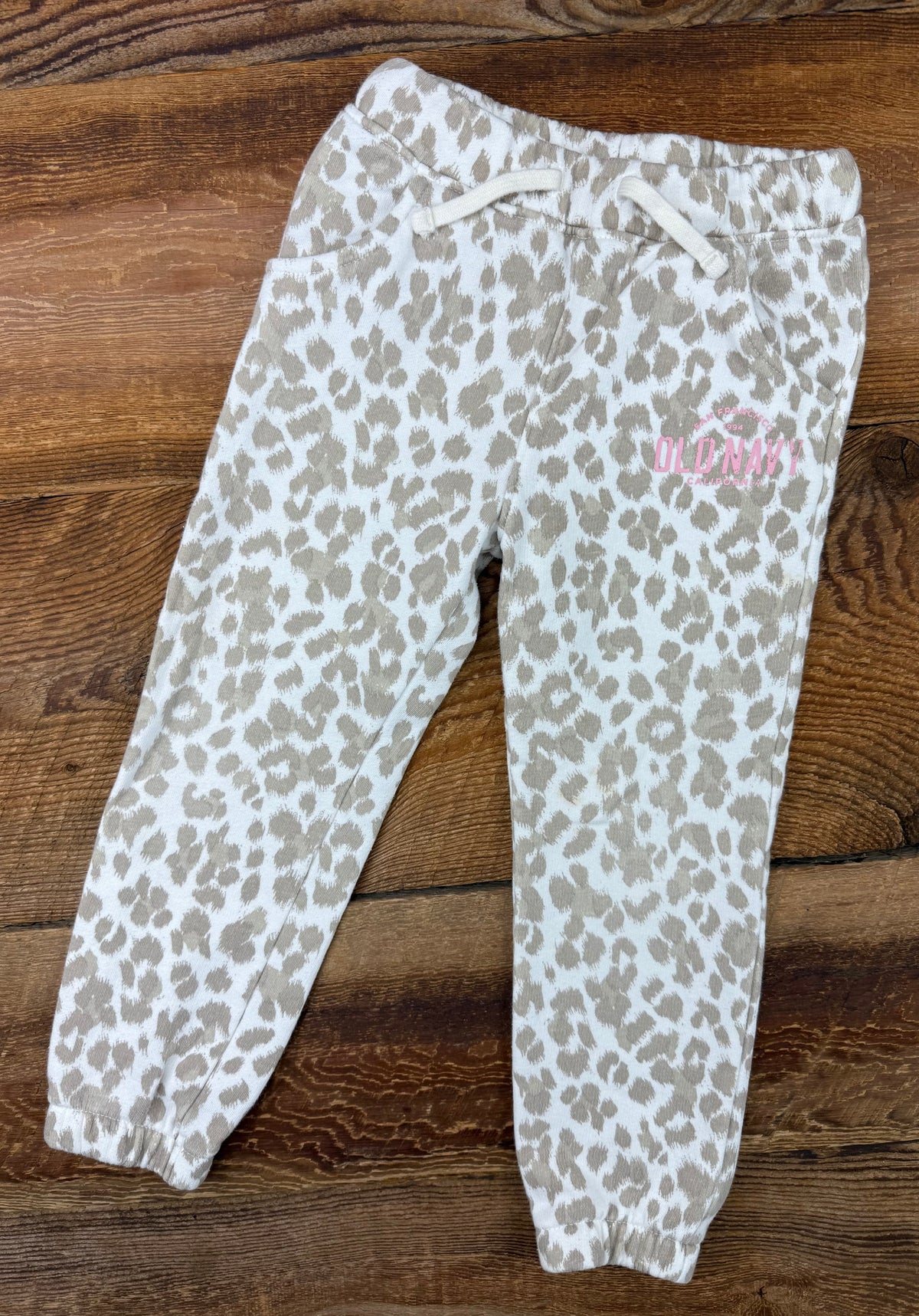 Old Navy 4T Leopard Joggers