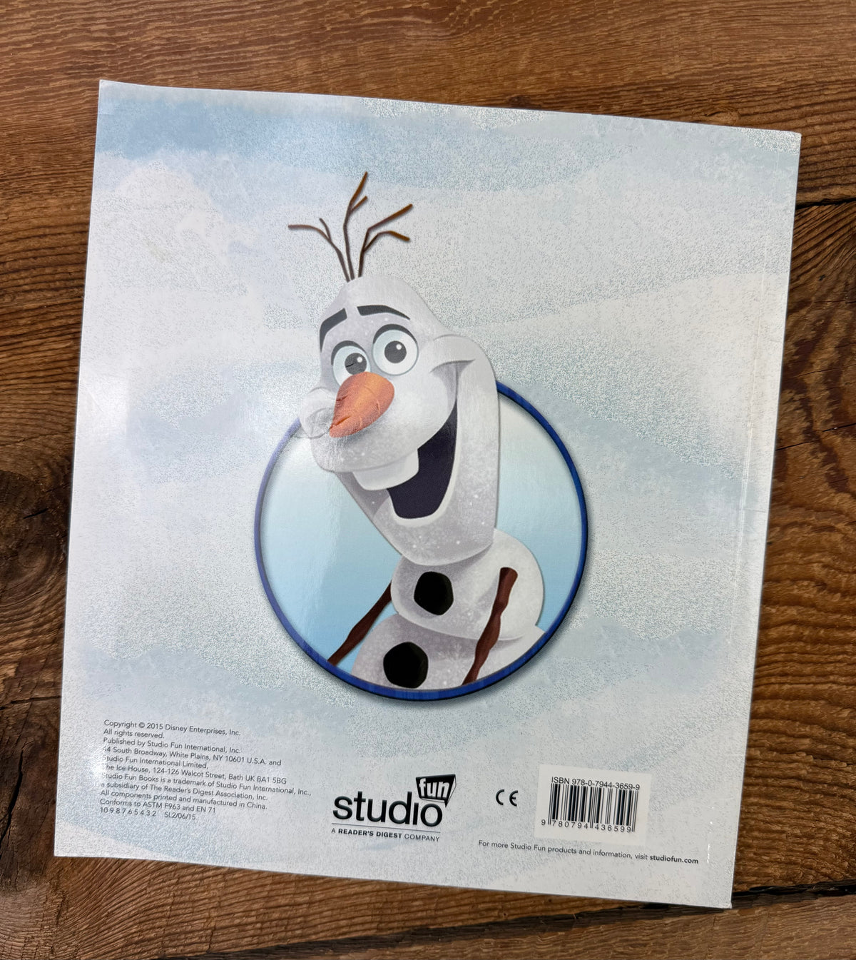Olaf's Favorite Season, Disney Book