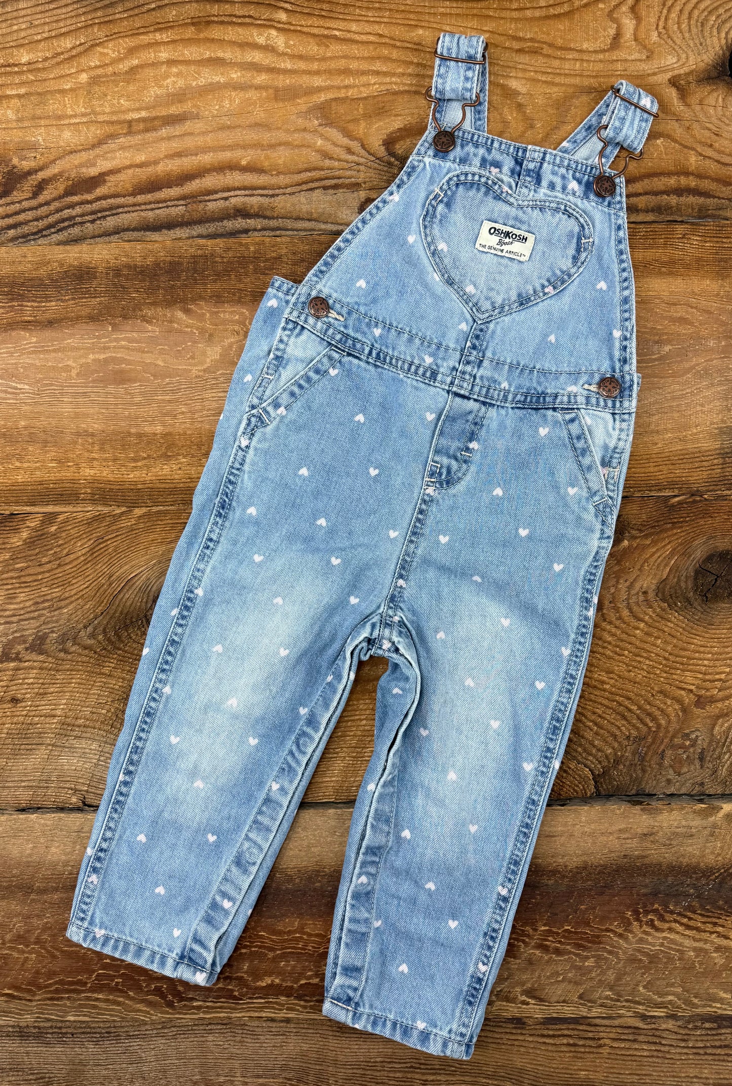 Oshkosh 24M Heart Overalls