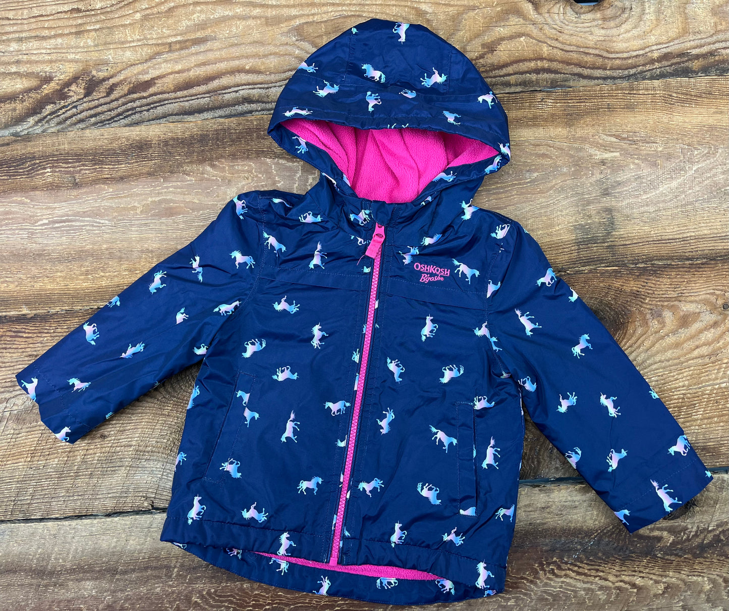 Oshkosh 2T Unicorn Lined Jacket