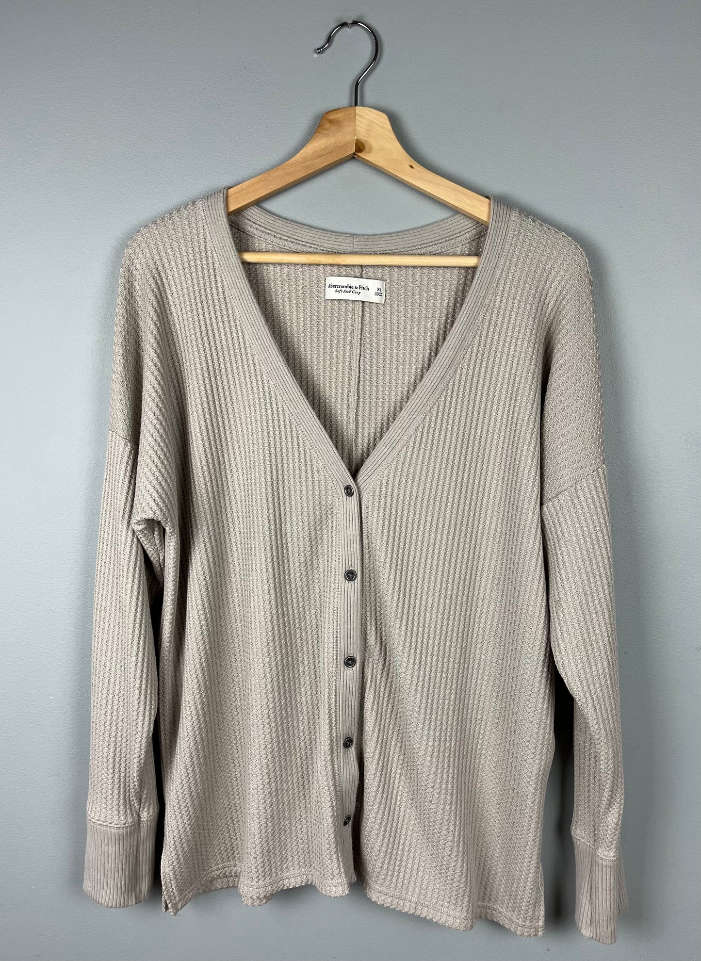 Abercrombie & Fitch Women’s XL Waffle Cardigan