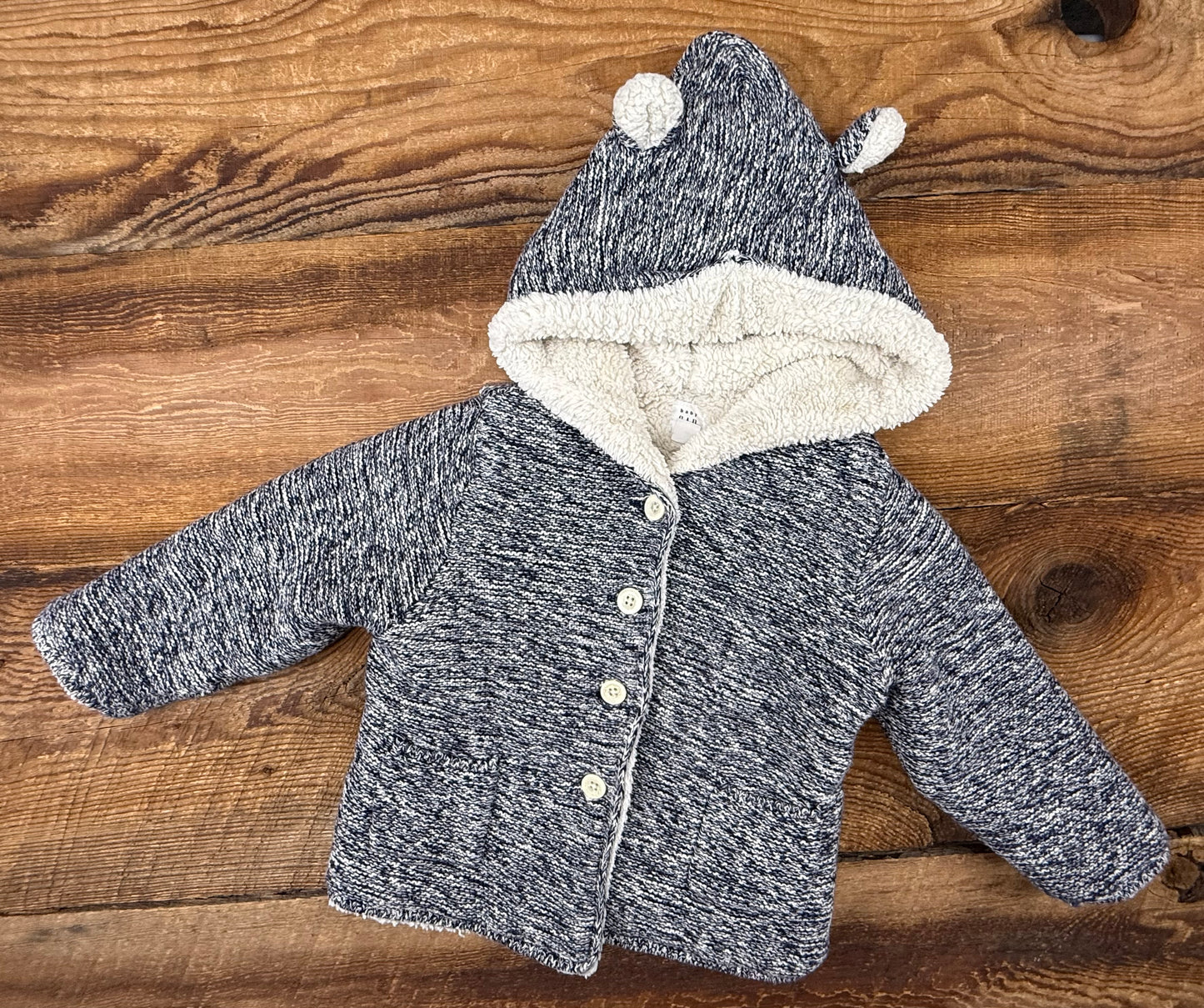 Gap 18-24M Knit Sherpa Jacket