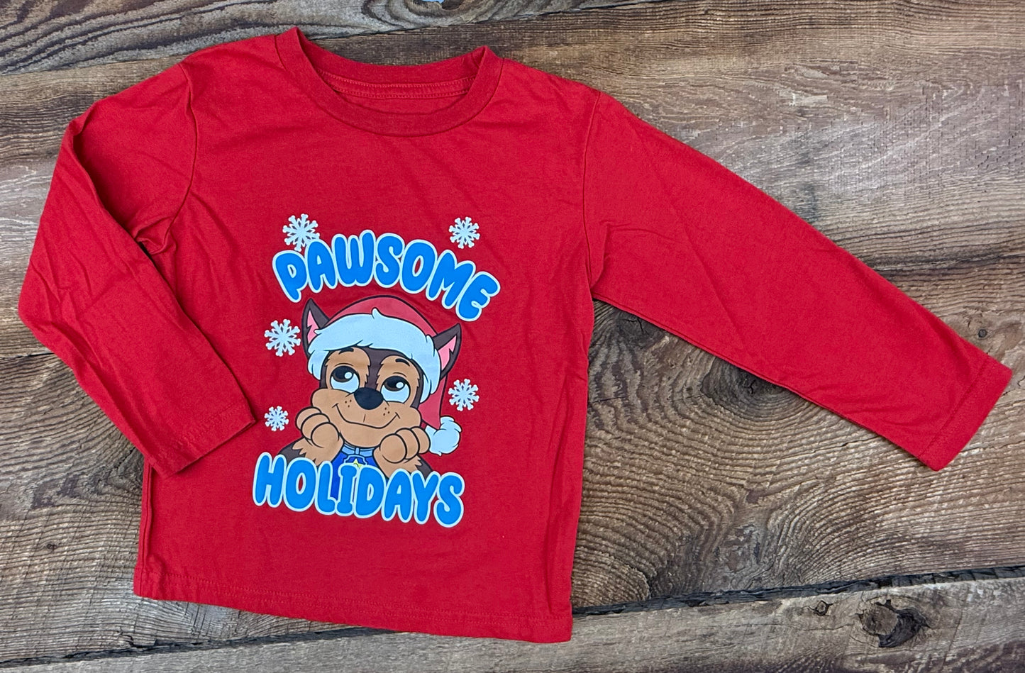 Nickelodeon 4T Holiday Paw Patrol Shirt