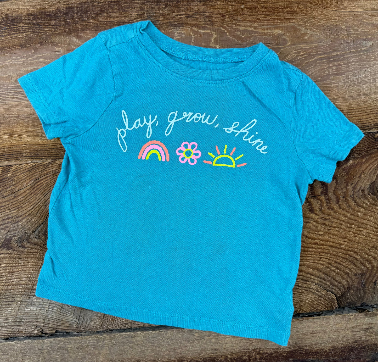 Old Navy 2T Play, Grow, Shine Tee
