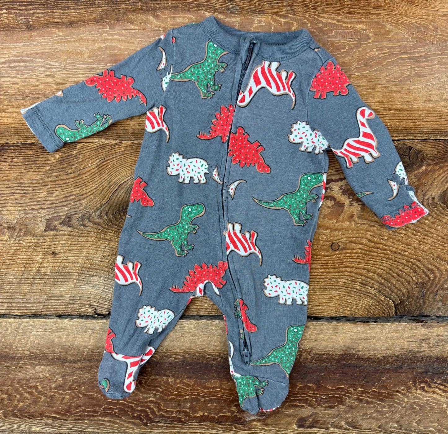 Old Navy 0-3M Dino Sugar Cookie Sleeper
