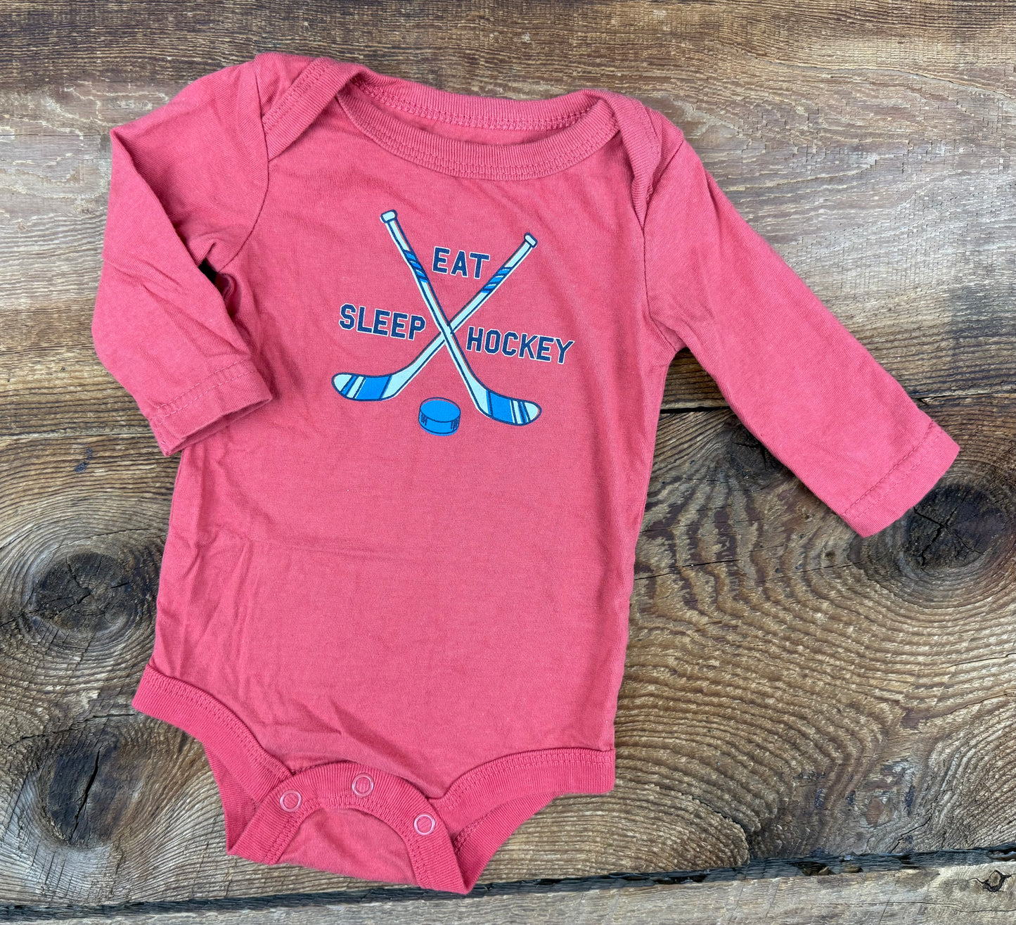 George 0-3M Hockey Onesie