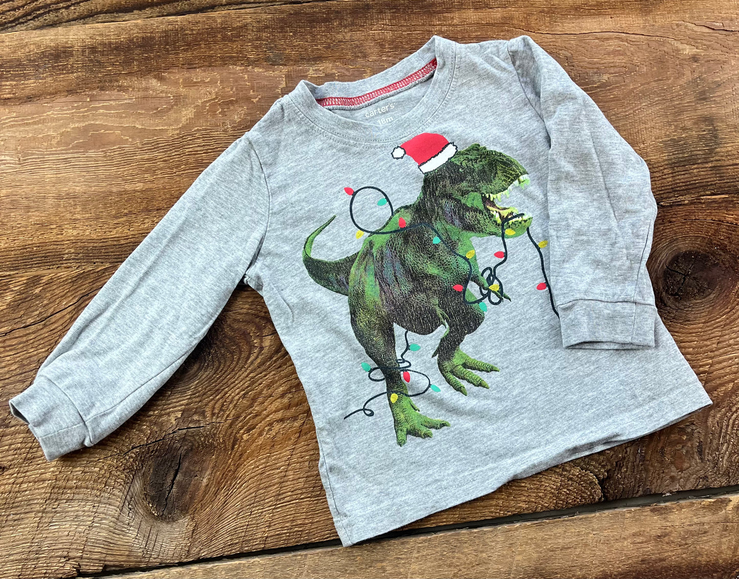 Carter’s 18M Holiday Dino Shirt