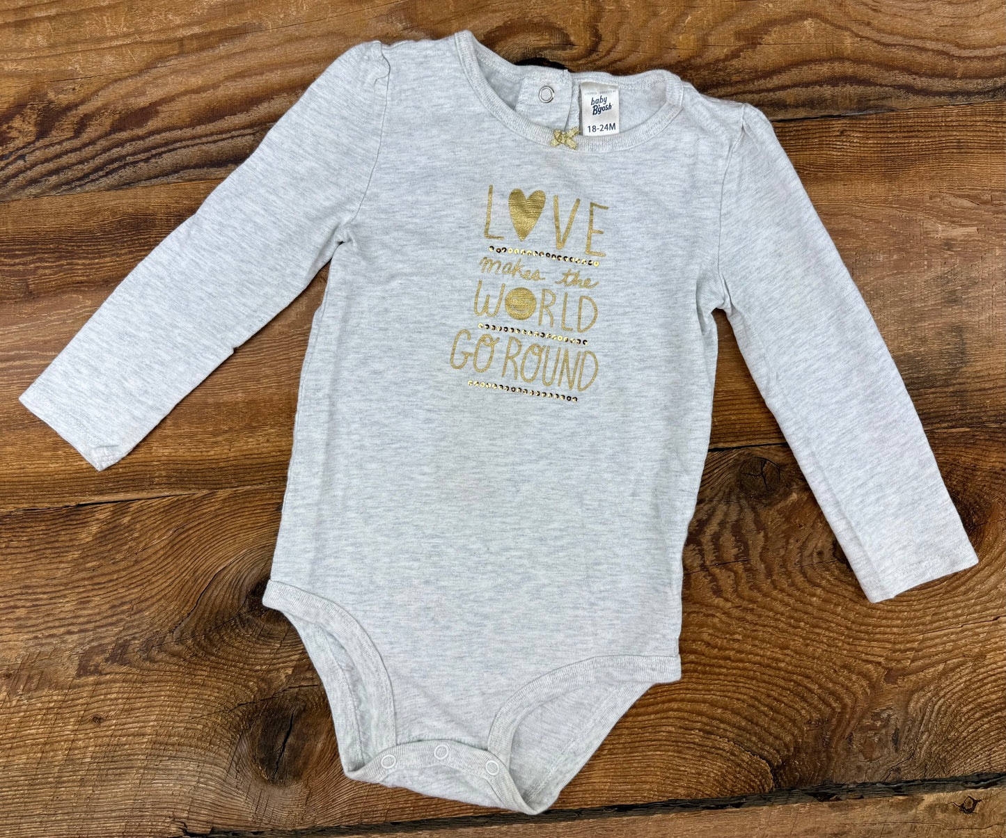 Oshkosh 18-24M Love Onesie