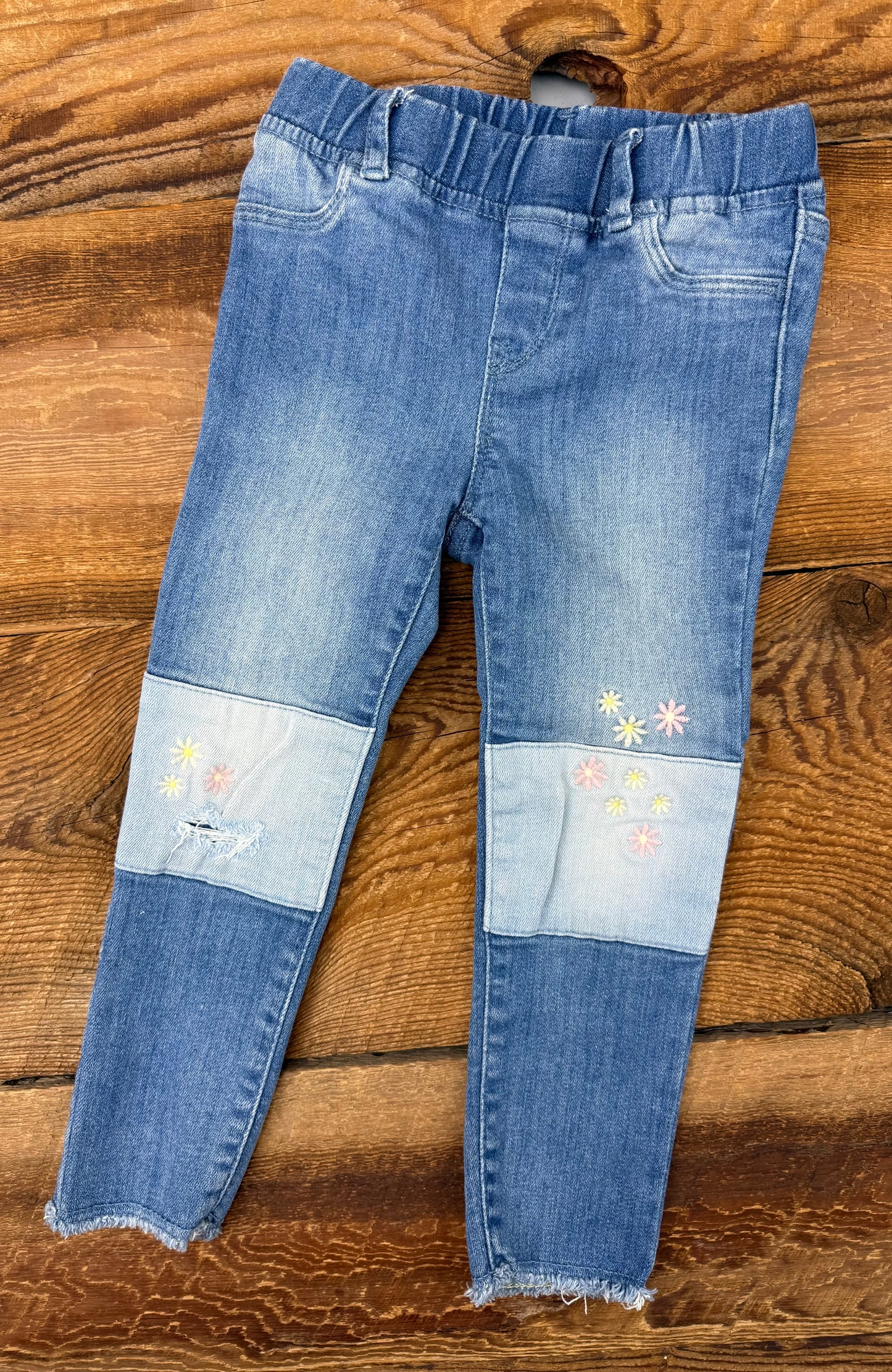 Gap 4T Floral Ankle Jegging