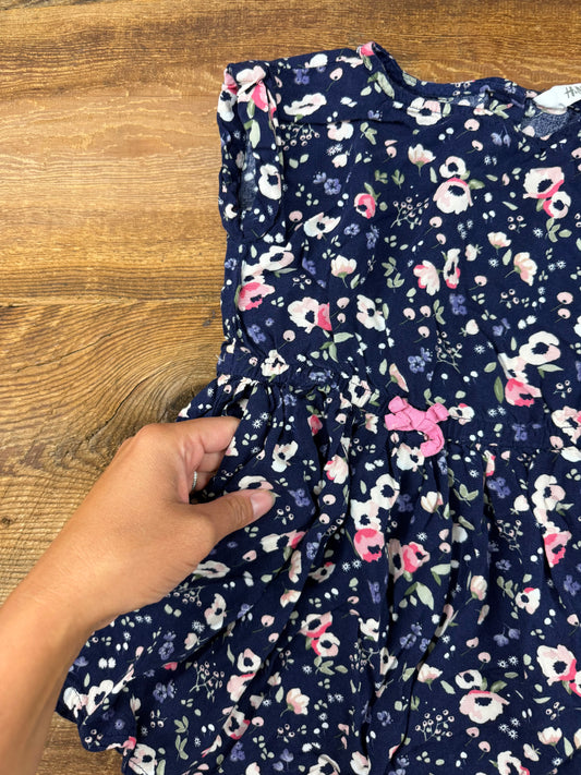 H&M 18-24M Floral Pocket Dress