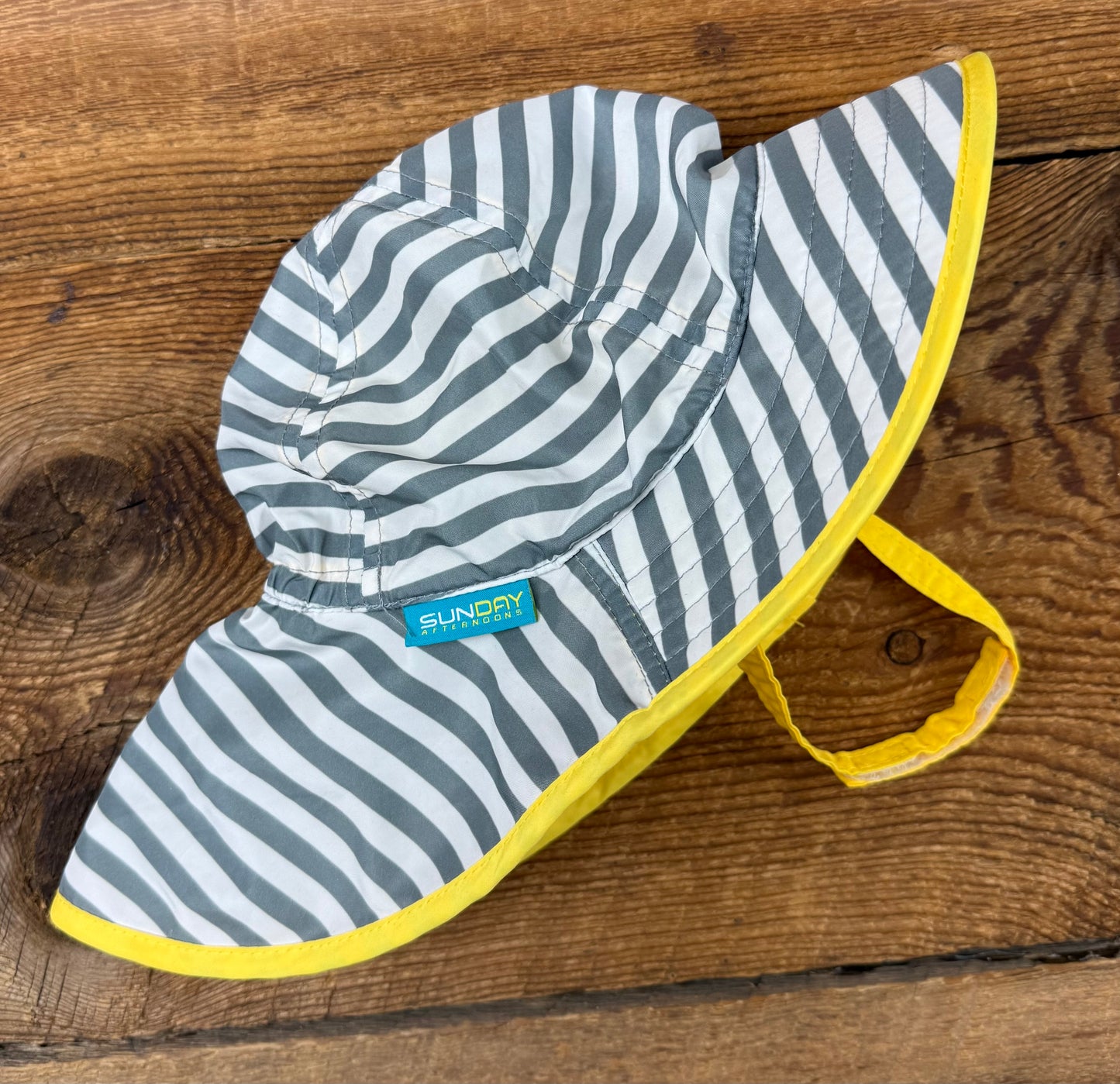 Sunday Afternoons 0-6M Striped Floppy Hat