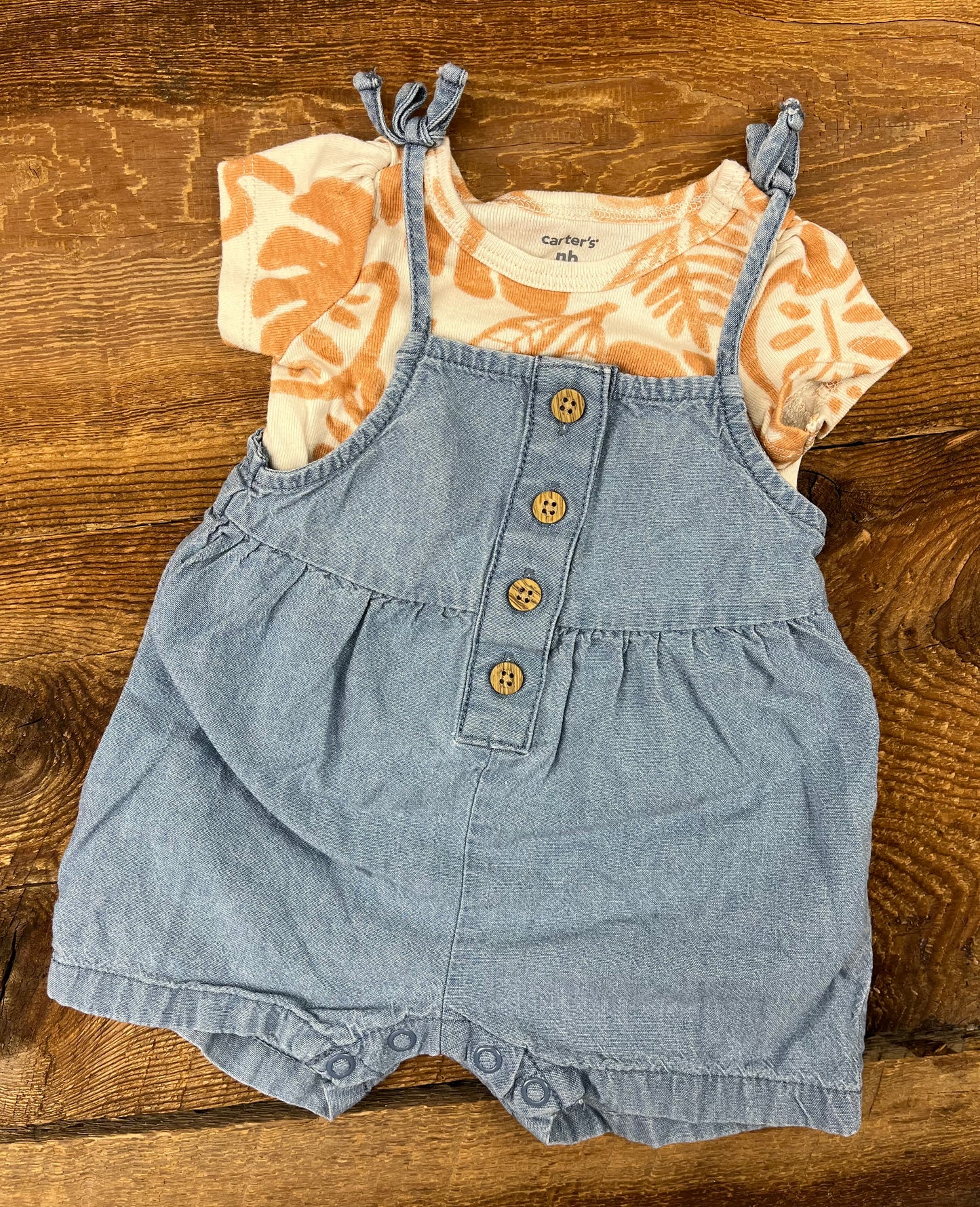 Carter’s NB Jean Shortall Outfit