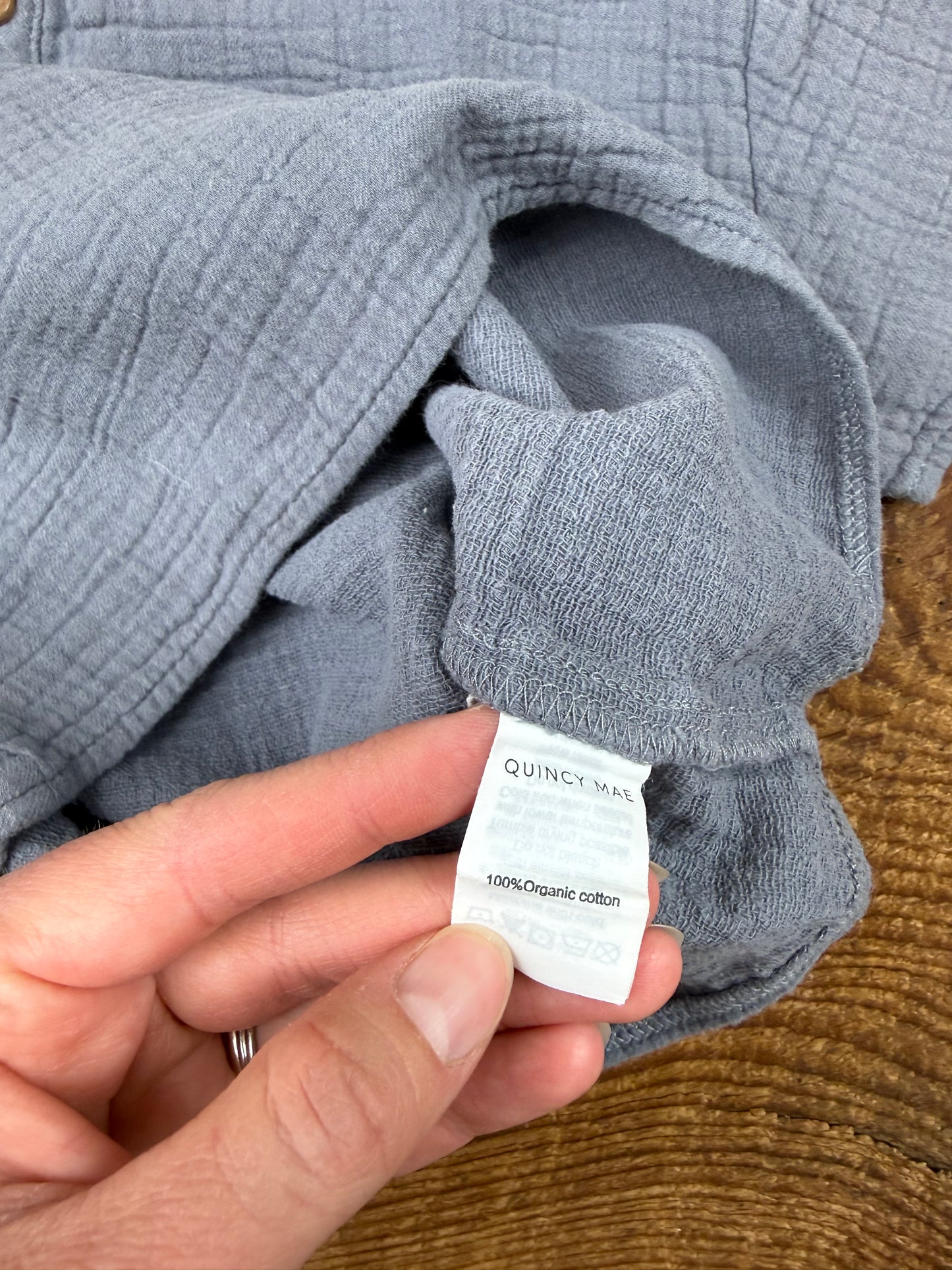 Quincy Mae 2-3Y Organic Cotton Muslin Tee
