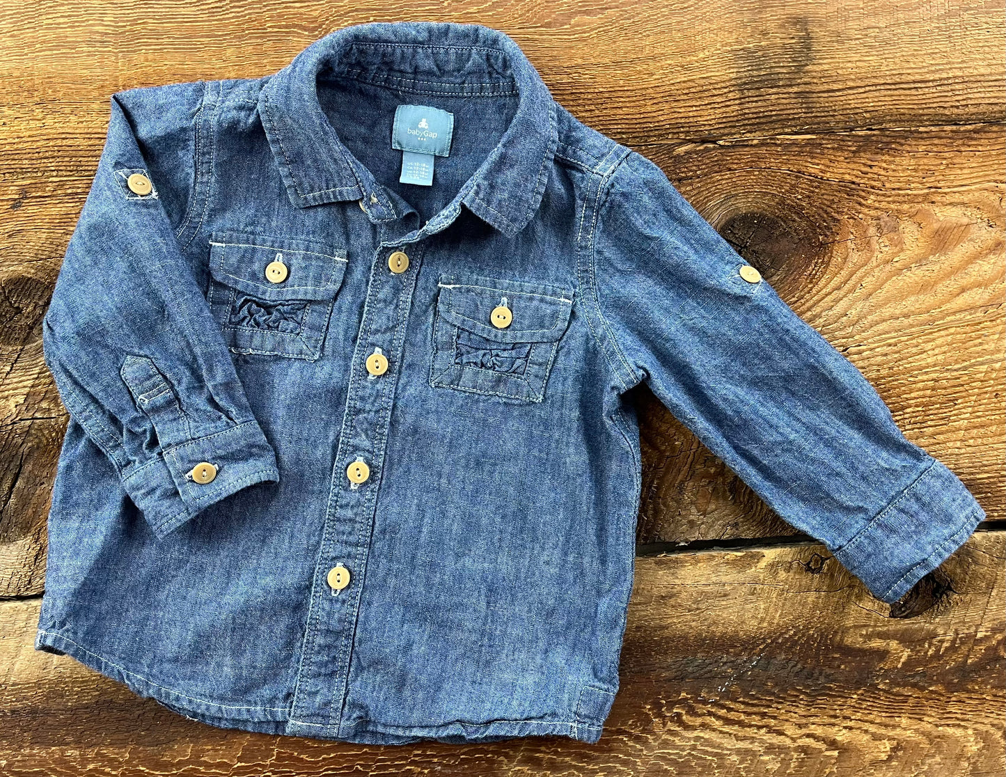 Gap 12-18M Jean Shirt