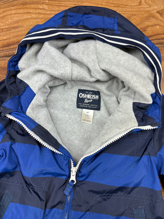 Oshkosh 4T Lined Striped Jacket