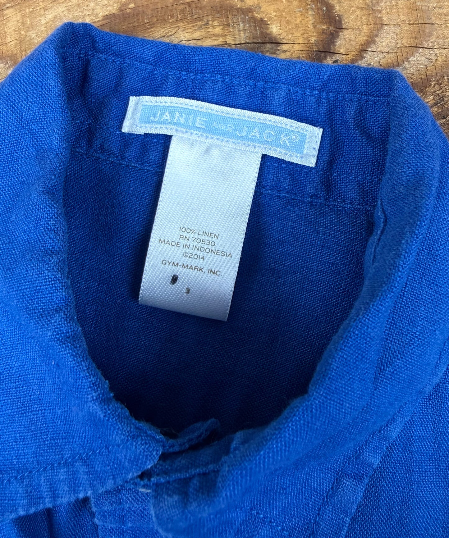 Janie & Jack 3T Linen Shirt