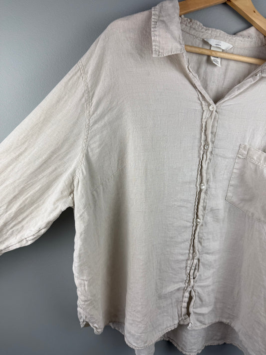 H&M Women’s XXL Linen Shirt