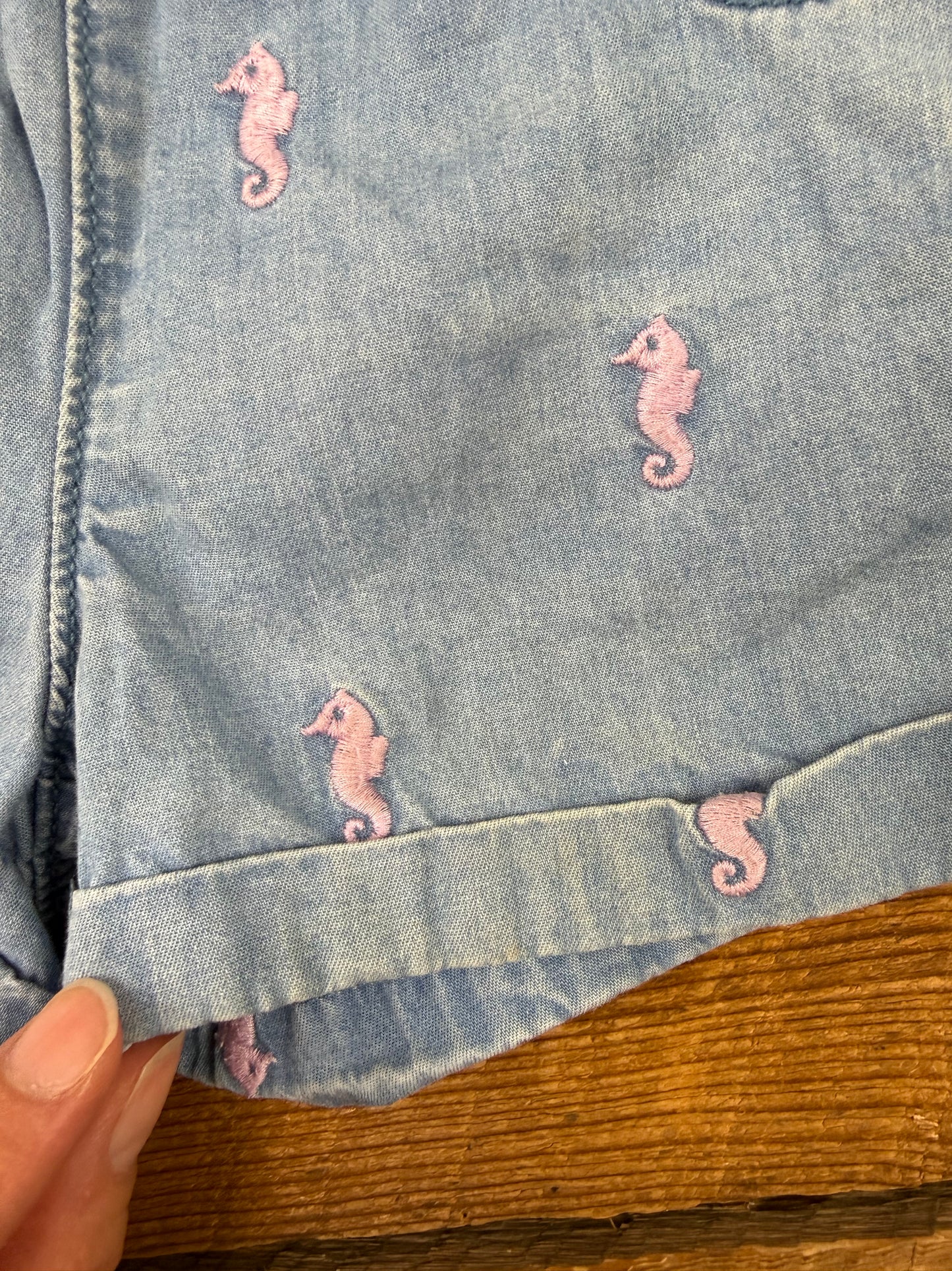 Gymboree 2T Seahorse Jean Short