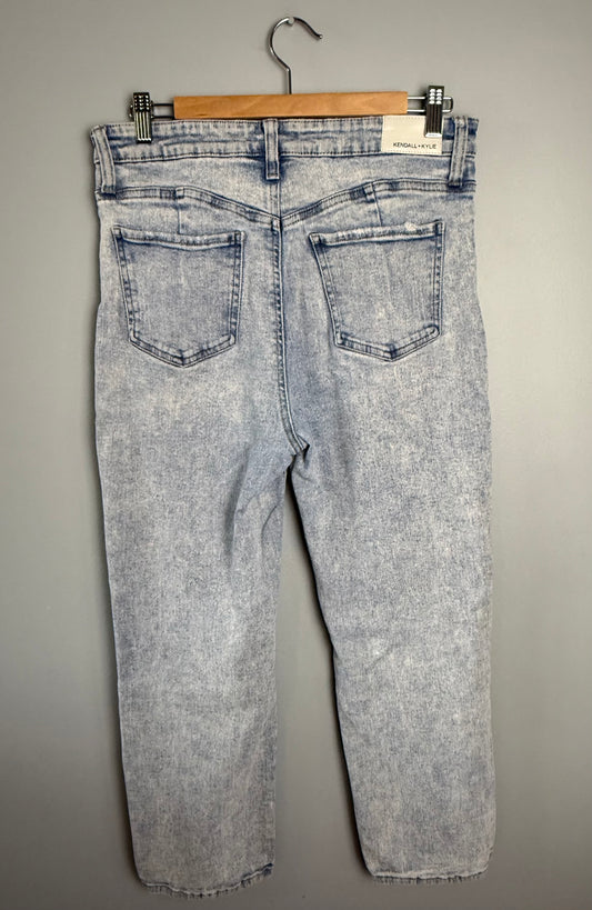 Kendall + Kylie Women’s 11/30 High Rise Straight Jean