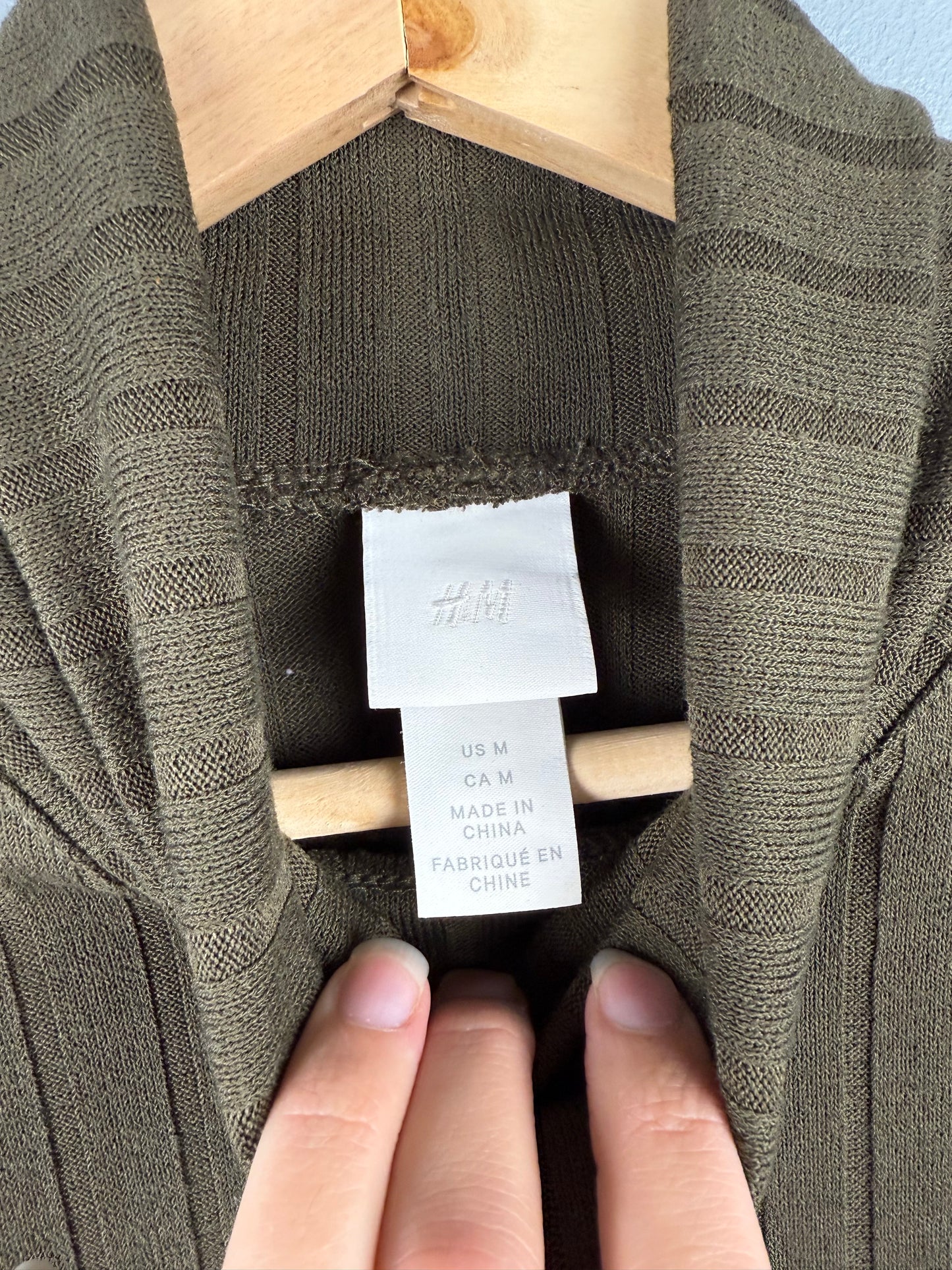 H&M Women’s Medium Ribbed Bodycon Dress