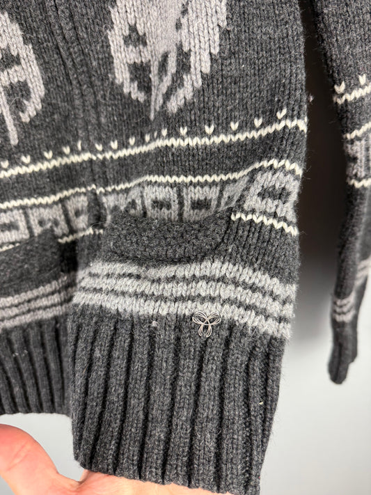 TNA Women’s Medium Reindeer Lambswool Cardigan