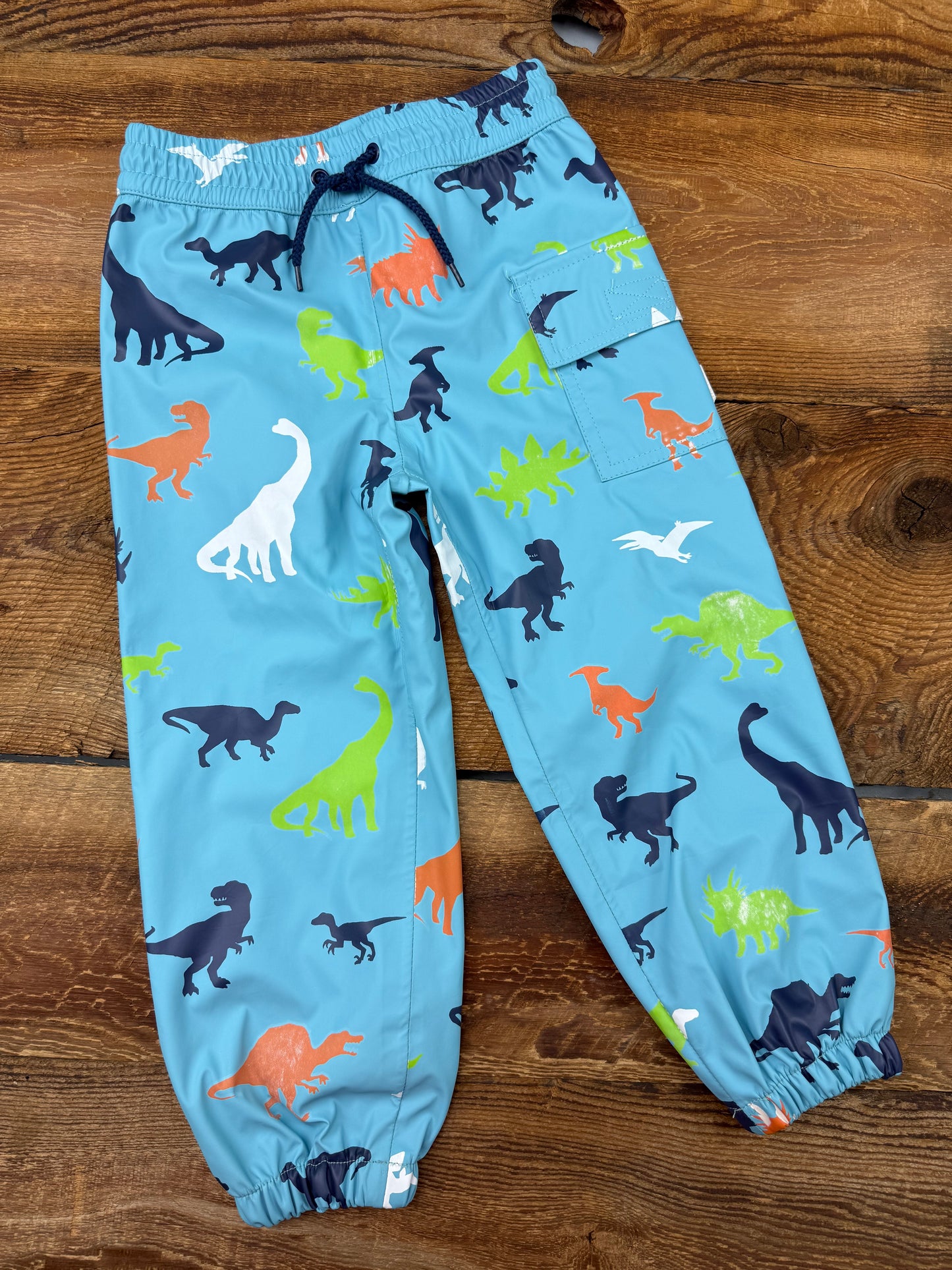 Hatley 3T Lined Dino Rain Pant