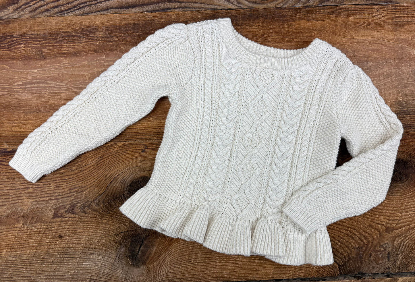 Gap 3T Knit Peplum Sweater