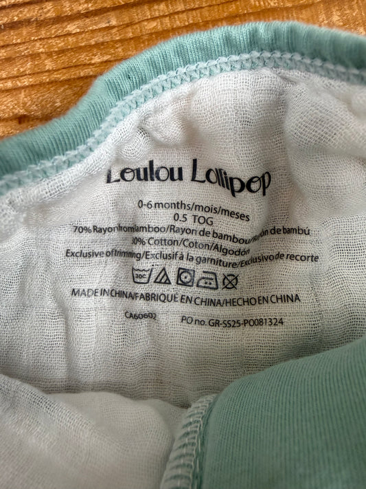 LouLou Lollipop 0-6M Muslin Bamboo Sleepsack