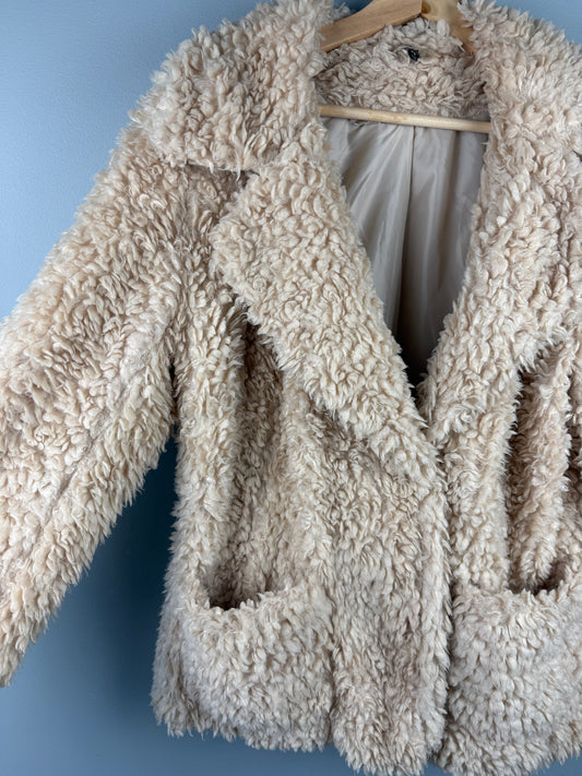 H&M Women’s Medium Teddy Jacket