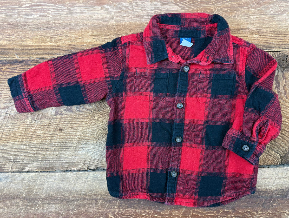 Old Navy 12-18M Flannel Shirt