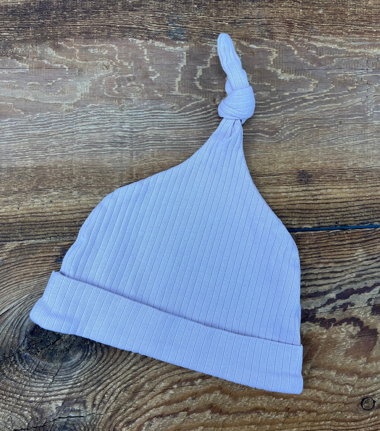 Rabbit + Bear Infant Ribbed Knotted Hat