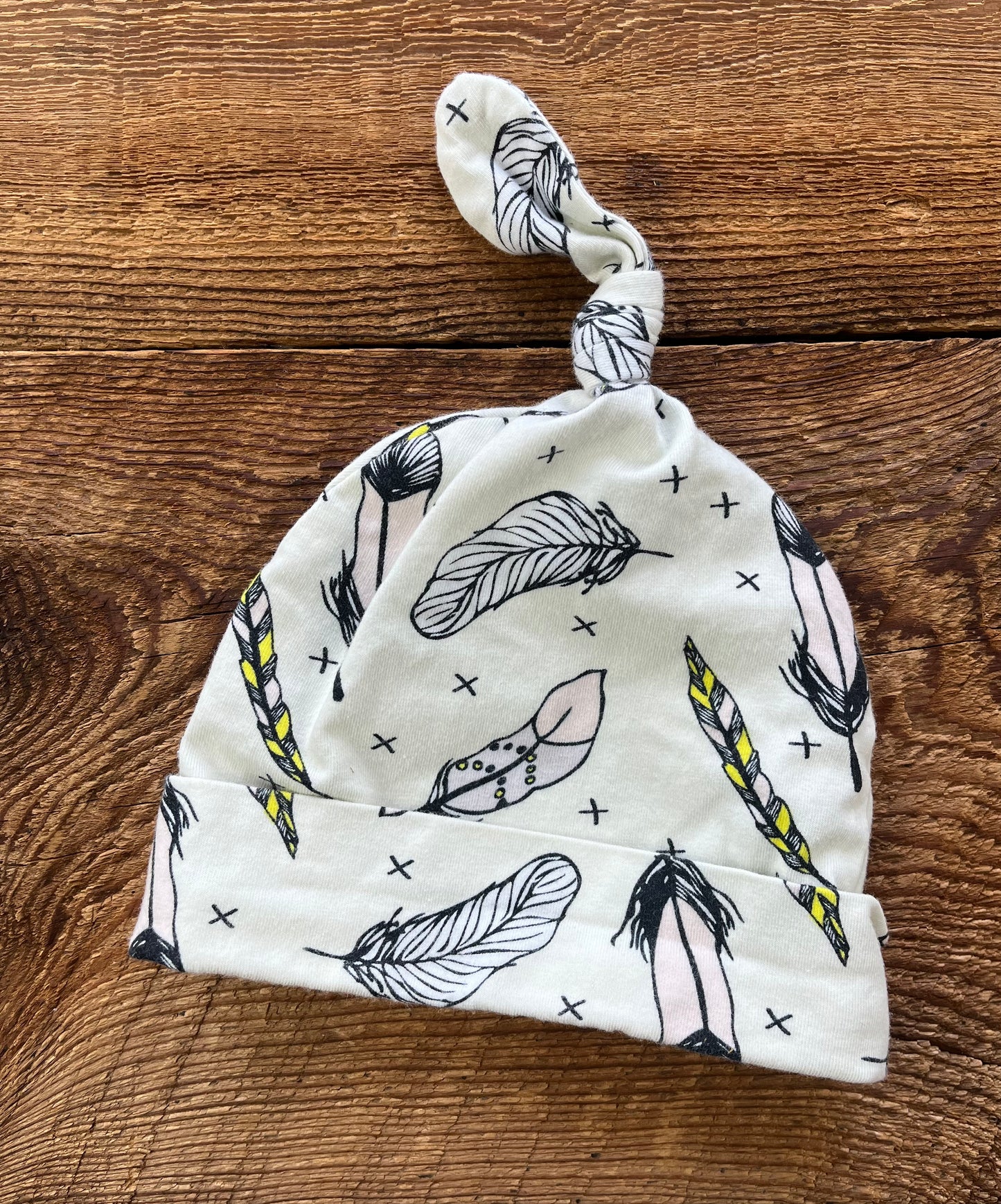 Feather Knotted Hat