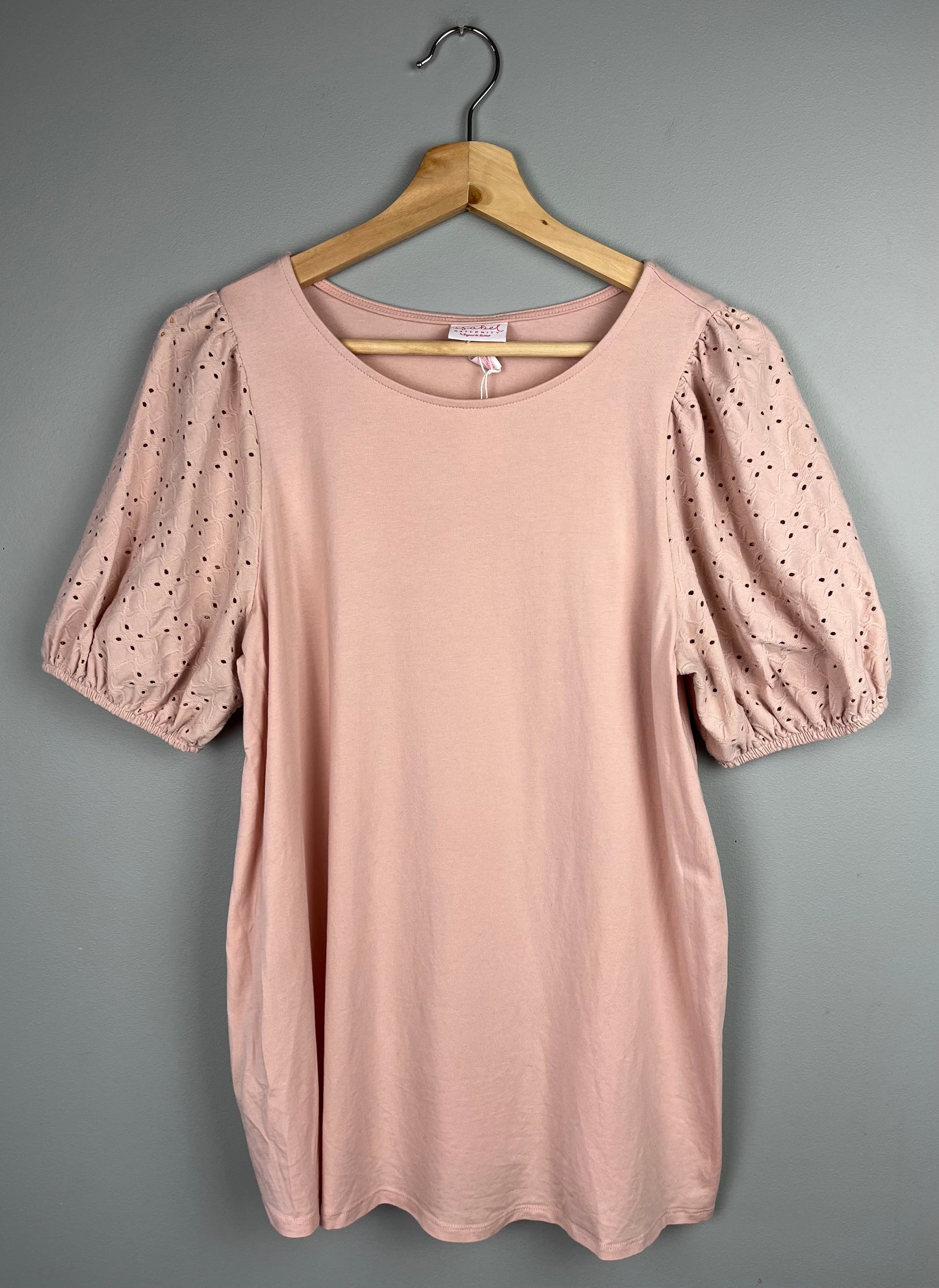 Isabel Maternity Medium Puff Sleeve Tee