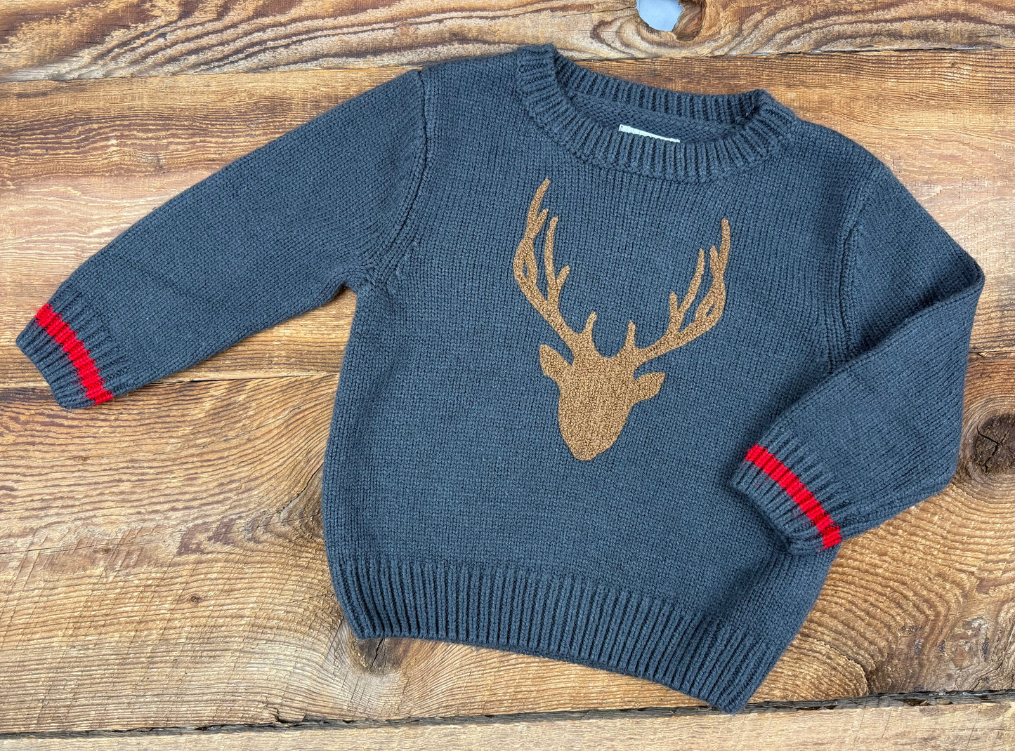Joe Fresh 2T Knit Reindeer Sweater