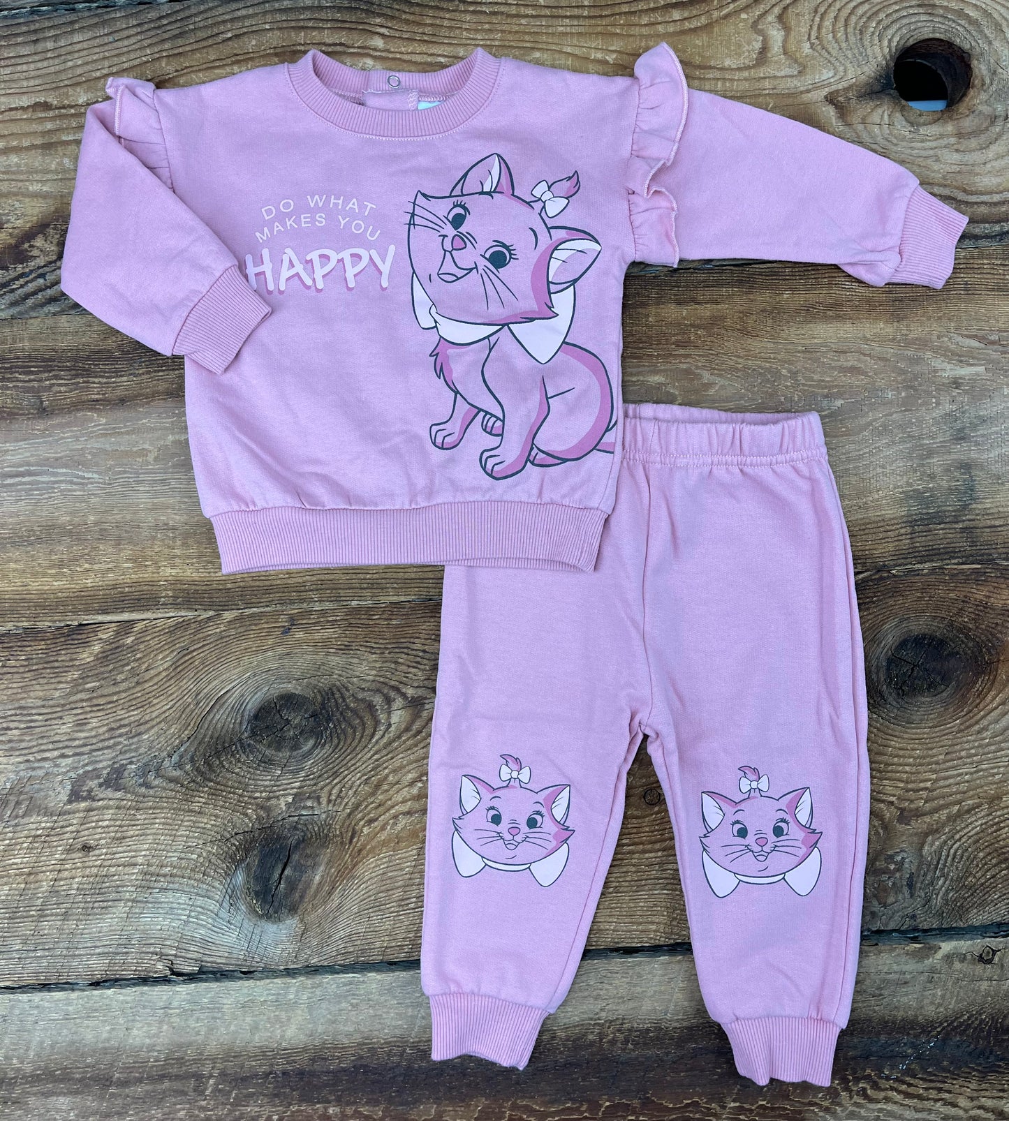 Disney 9-12M Do what makes you Happy Outfit