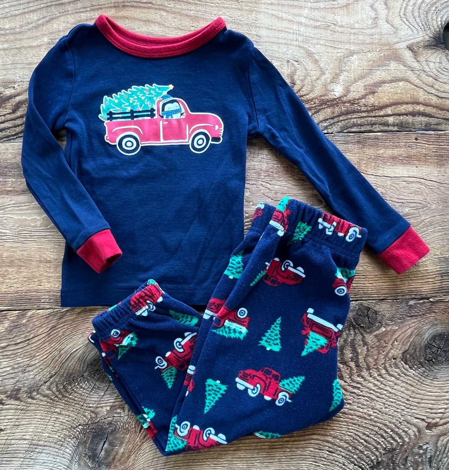 Joe Fresh 2T Holiday Truck Pajamas