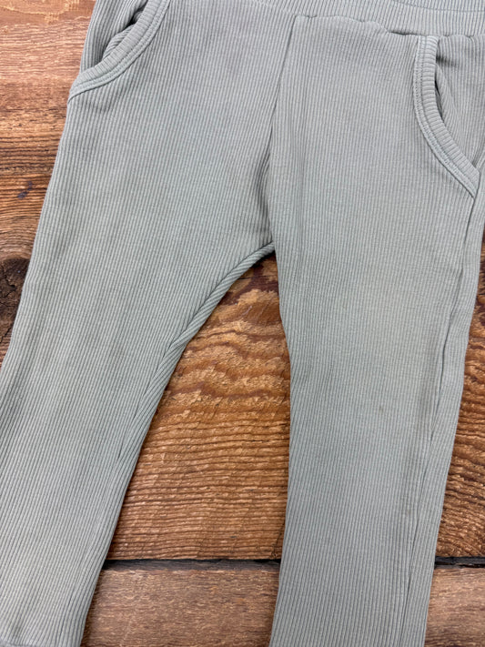 Mebie Baby 2T Ribbed Jogger
