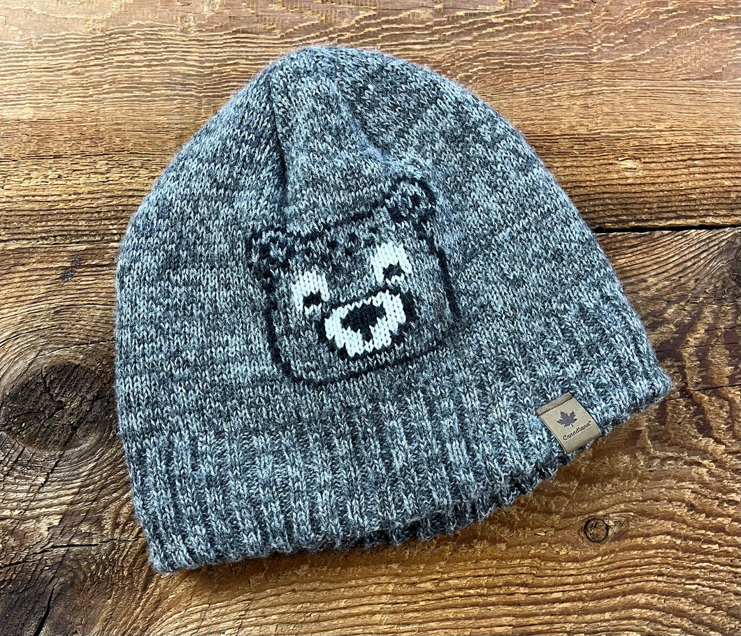 Canadiana 2-5T Knit Bear Hat