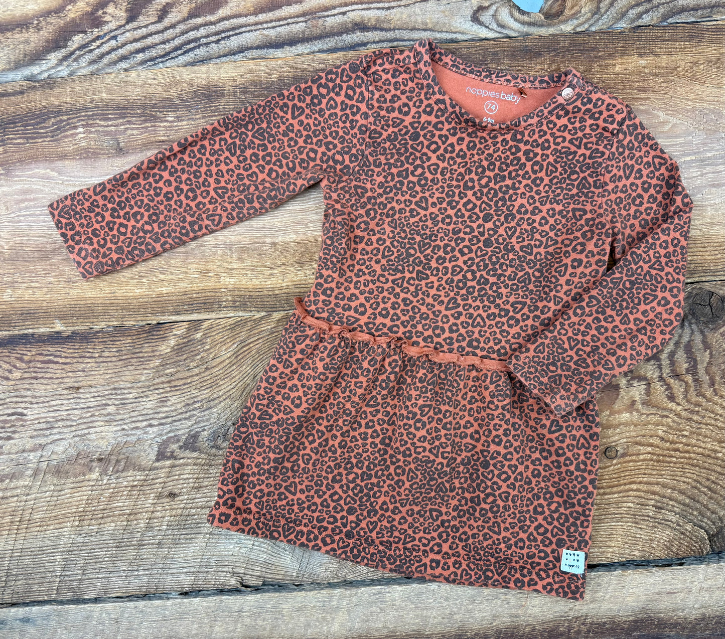 Noppies 6-9M Leopard Dress
